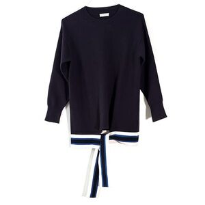 Sandro Paris Women’s knit blouson, long sweater tunic